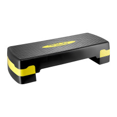 Степ платформа 2-ступенчатая 4FIZJO 4FJ0176 Black/Yellow 
